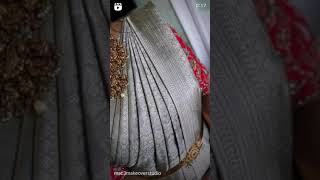How to do bridal saree draping  mac3makeoverstudio leadingmakeupartistincoimbatore bridalmakeup
