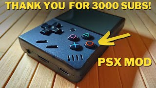 AMAZING PlayStation Mod for Miyoo Mini | 3000 SUBS & Channel future | SakuraRetroModding PSX buttons