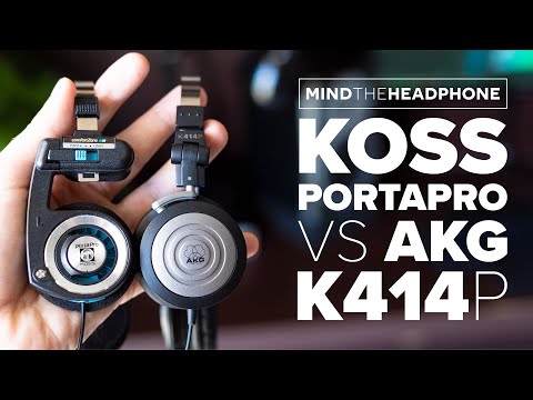 KOSS PORTAPRO vs AKG K414p: DUELO de CLÁSSICOS