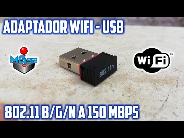 Adaptador Receptor Wifi Usb Inalambrico 150 Mbps Con Antena