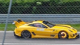 Ferrari 599 185Mph To 40Mph Braking & Downshifts