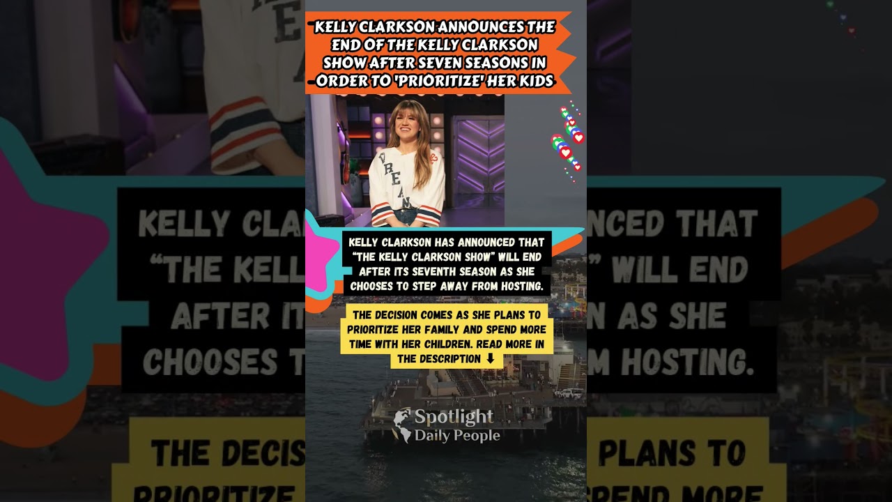 Kelly Clarkson Ends Her Talk Show After 7 Seasons ❤️‍🩹 