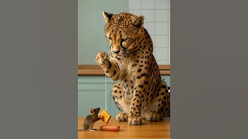 Shocking! 😱😱he cat sets a trap and waits in silence  #shorts #tabbycat  #trap"