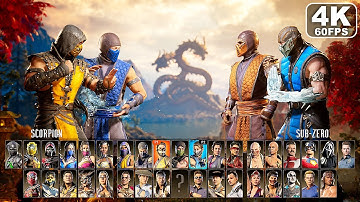 Mortal Kombat 1 Gameplay All Characters MK1
