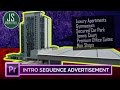 ADOBE PREMIERE PRO TUTORIAL: HOW TO CREATE AN INTRO SEQUENCE AD?" | UPPER INTERMEDIATE LEVEL