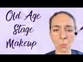 WATCH ME TURN INTO A 70 YEAR OLD//Old Age Makeup//Stage Makeup Theater Series