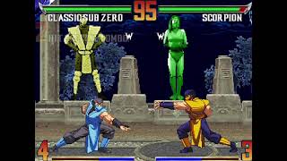 SFNinja 3 Preview - Title Screen , Scorpion vs Sub Zero