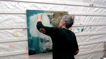 WATCH ME PAINT Come paint with me online. abstract artist Lori Mirabelli #abstractart #learntopaint