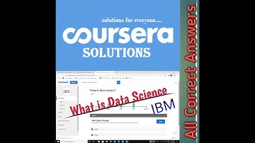 Coursera answers : What is Data Science (IBM).