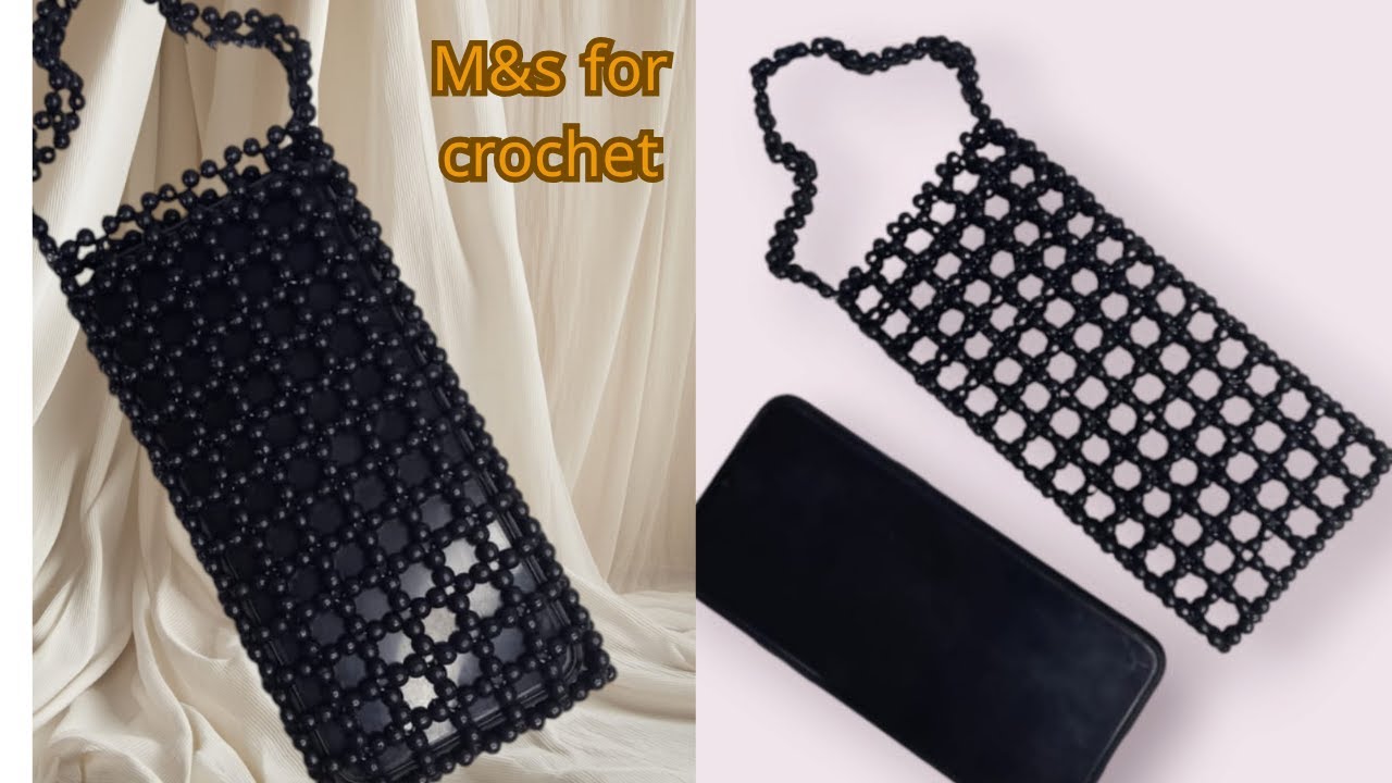 جراب موبايل خرز بطريقه سهله Diy:beaded phone pouch
