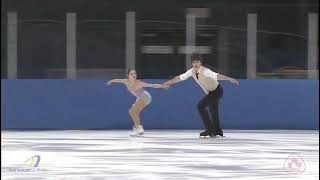 Martina Ariano Kent and Charly Laliberté-Laurent - Championnats québécois d'été 2023. SP.