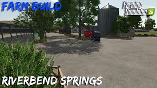 Building a Farm On Riverbend Springs | FS 25 Timelapse screenshot 3