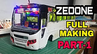 ZEDONE MINIATURE FULL MAKING PART-1 | akshay chandran |