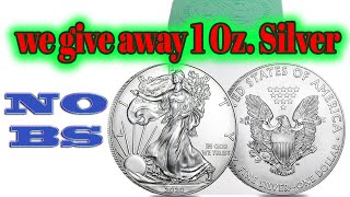 GUNTER NEZHODA GIVES AWAY A 1 Oz SILVER COIN