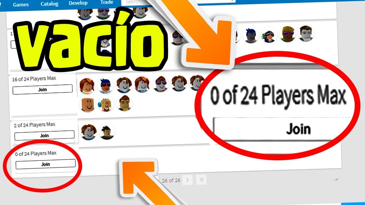 Servidores Vacios De Roblox Como Encontrarlos Tutorial Roblox 2018 Youtube - como hacer que roblox ande mas rapido 2018