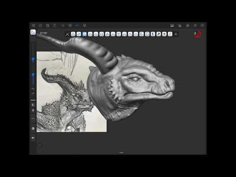 Sculpting in Forger: Dragon Bust