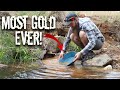 The Most Gold I've Ever Found Panning!