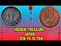 1960 1 Yen vs 1969 10 Yen Japan Coins | Hirohito Era Rare Coins Worth $2300 | Full History Explained