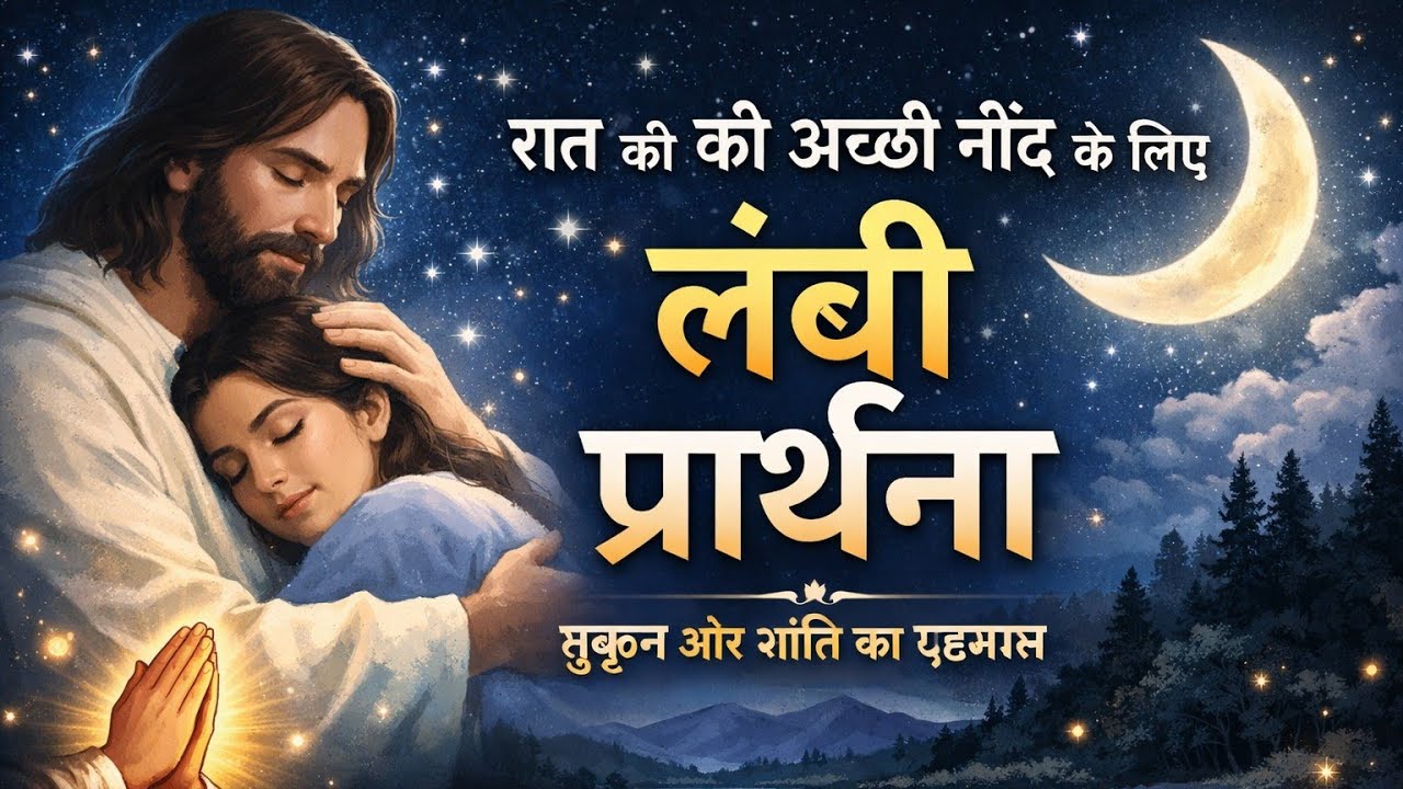 रात की सुकून भरी प्रार्थना | रात की अच्छी नींद के लिए प्रार्थना रात की अच्छी नींद के लिए प्रार्थना 