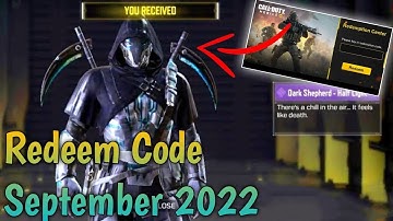 September 6 Cod Mobile Redeem Code 2022 | Call Of Duty Mobile Redeem Code 2022 | Codm Codes 2022