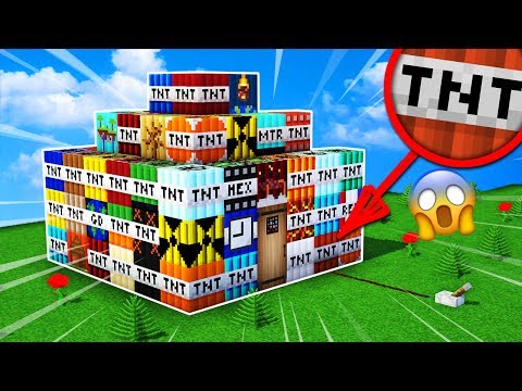 MINECRAFT: LA BASE DE TNT NUCLEAR 😱🔥 ¿Y SI LA EXPLOTAMOS? [ROMPEMOS BEDROCK: RÉCORD MUNDIAL]