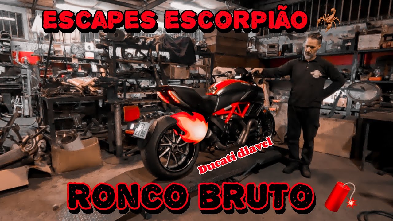 Já temos escape na DUCATI DIAVEL! O ronco ficou brutal 🔥