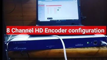 CATVISION TRINETRA 8 CHANNEL HD ENCODER CONFIGURATION BY INFORMATION COLLECTION.