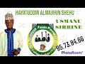 QASIDAR HAYATUDDIN ALMAJIRIN SHEHU USMANU SIRRINE