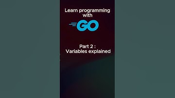 How to use Variables (Go tutorial) #variables #coding #programming