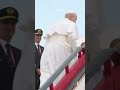 El PAPA se despide de Gran Canaria y pone rumbo a TENERIFE, la última parada de su viaje a España