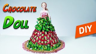 how to make chocolate doll art and craft chocolate making doll