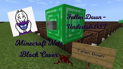 Fallen Down - Undertale OST by Toby Fox - Minecraft Note Block Cover