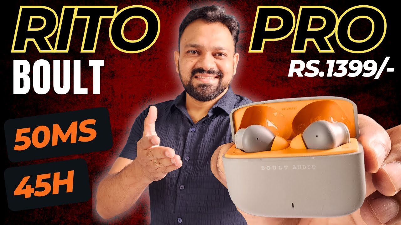 Boult Rito Pro Earbuds Review | 50ms Low latency, 45hrs playtime With ...