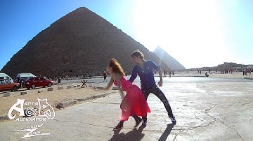 Pyramides Zouk Improvisation. Aleksandr Levchuk & Anna Galenda. Kharkov, Ukraine