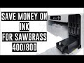 HOW TO USE CHEAPER INK IN SAWGRASS SG400/800 (INK HACK) #sawgrass #sublimation