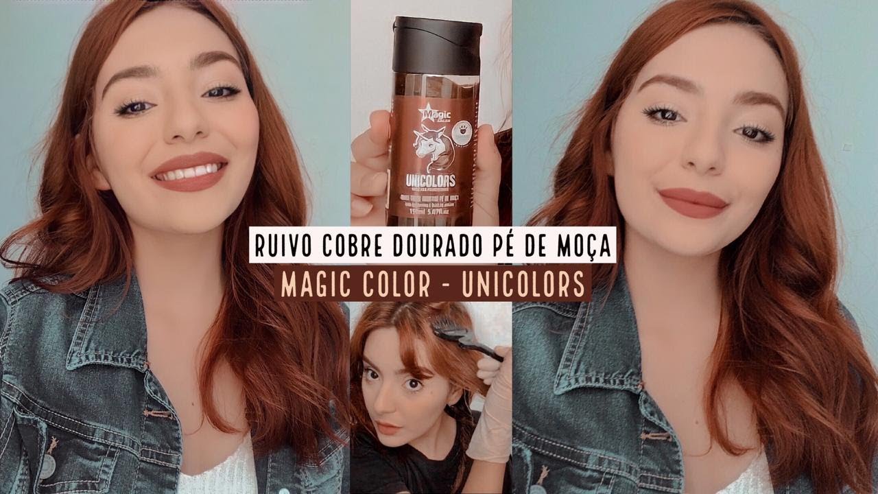 LANÇAMENTO: TONALIZANTE RUIVO COBRE DOURADO PÉ DE MOÇA MAGIC COLOR | Ariane Miranda