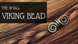 How to place your small viking hair beads