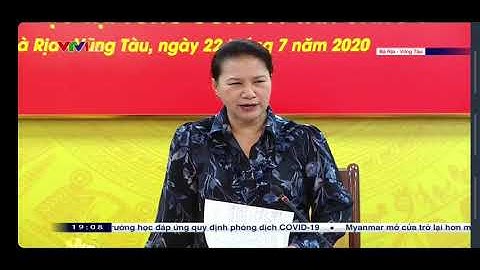 Chủ tịch Quốc hội Nguyễn Thị Kim Ngân thăm và làm việc tại công ty Tân Cảng Cái Mép