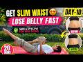 Tone Belly & Waist Safely 😍 | Day 10 Postnatal Yoga for New Moms