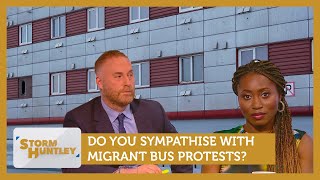 Do you sympathise with migrant bus protests? Feat. Matthew Stadlen & Esther Krakue | Storm Huntley