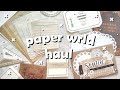 Paper wrld asmr unboxing haul   decorate an envelope with me