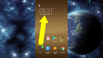 How to Add Clock Widget in OPPO