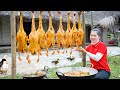 Harvest duck making steamed duck goes to the market sell  susan daily life
