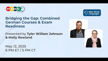WEBINAR TEASER: "Bridging the Gap: Combined German Courses & Exam Readiness"