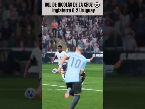 GOL DE NICOLÁS DE LA CRUZ ⚽️  Inglaterra 0-2 Uruguay