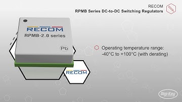 RPMB Series DC-DC Switching Regulators | Datasheet Preview