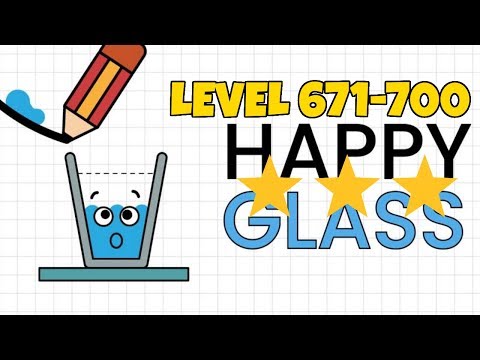 Happy Glass Level 671-700. 3 Stars Walkthrough
