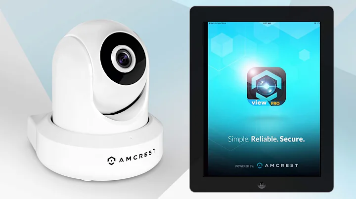 Amcrest IP Cameras -  Wired or P2P Mobile App Setup on iPad