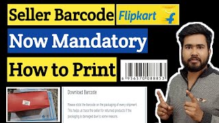 How to Print Flipkart Seller Barcode| How to Order Flipkart Seller Barcode screenshot 2