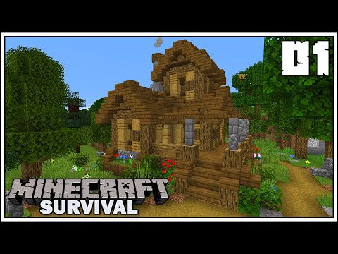 let’s-build-a-village!!!-►-episode-1-►-minecraft-1.15-survival-let's-play